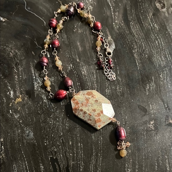 Elegant Turquoise and Multi-Color Beaded Necklace